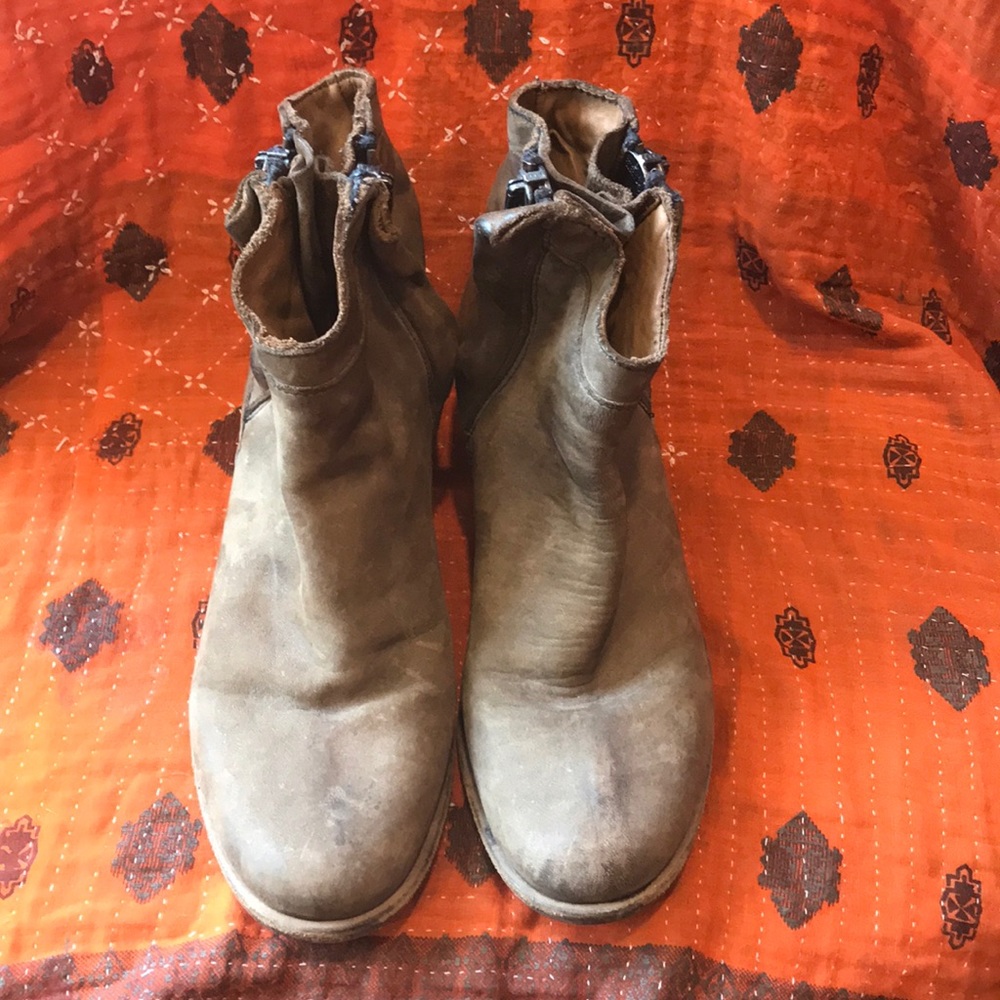 Cute distressed ankle boots